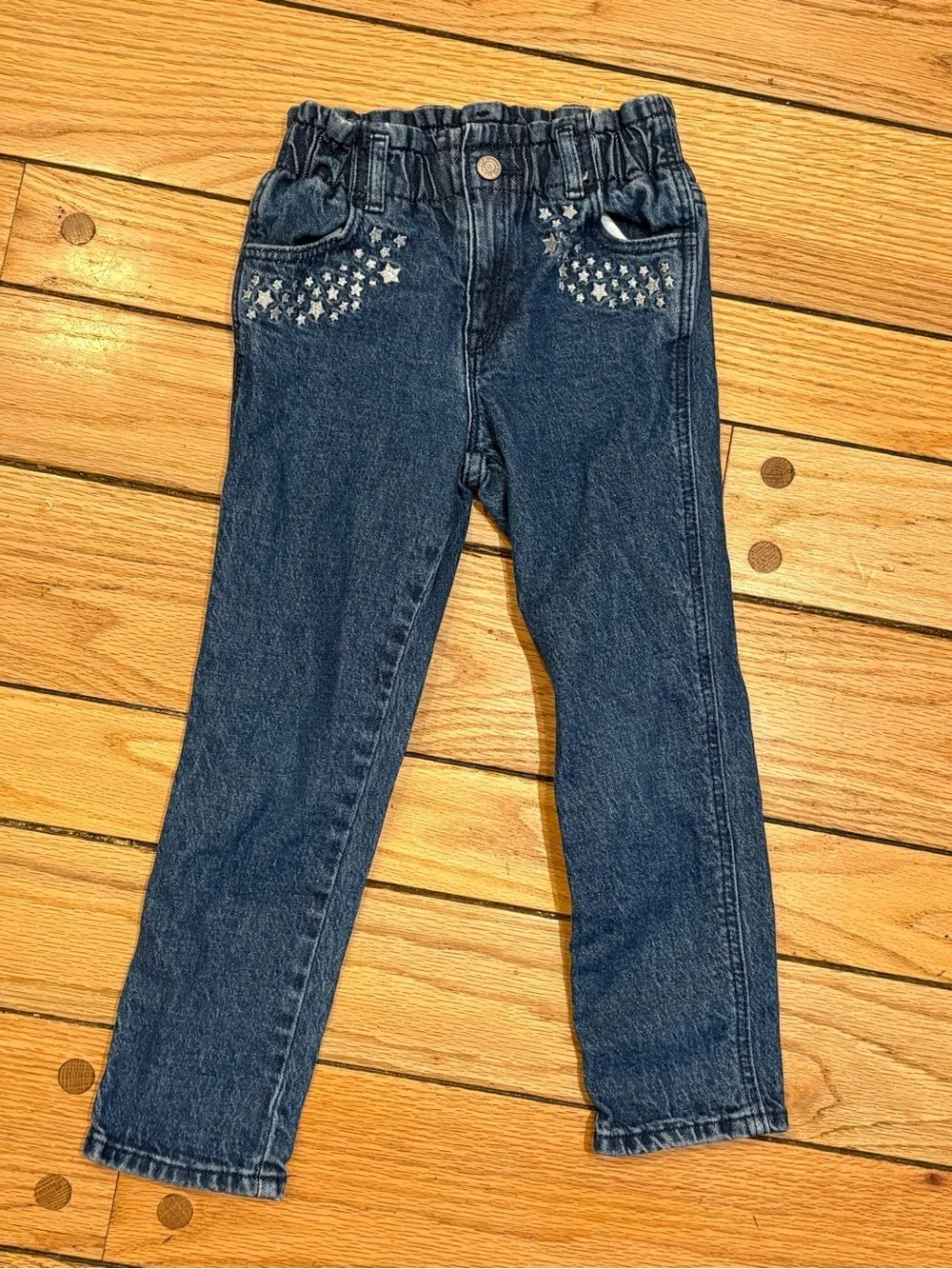 GAP Denim Baby Dark Blue Jeans girls 5 just like mom Jean stars